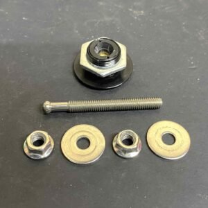 Pinlock push button quick release