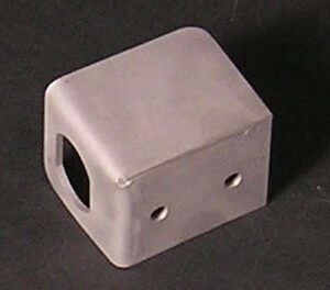 Bracket, pannier lower fixing, pannier, 17mm lock, right hand