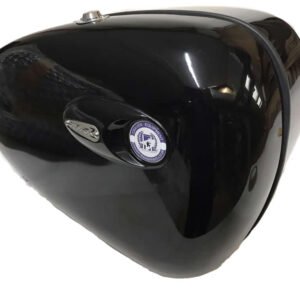 Meteor pannier, Slimline for upswept exhausts - Right, black