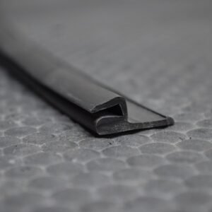 Beading, large 'h', black, sold by the metre