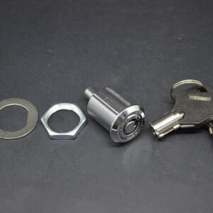 Barrel lock and two keys, 19mm