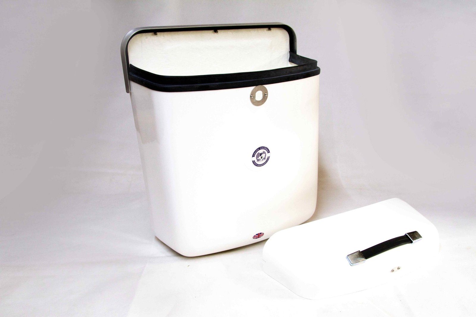 Dolomite, white, large, left hand, inc mountings