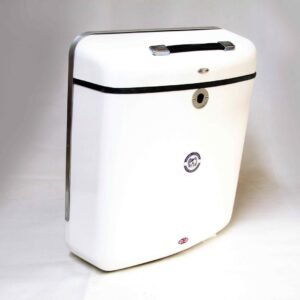 Dolomite, white, large, right hand, inc mountings