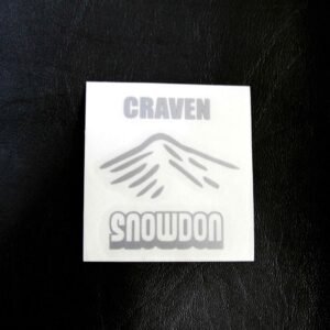 Sticker, Snowdon - Silver