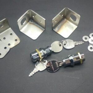 Lock fitting kit for panniers to frame, pair