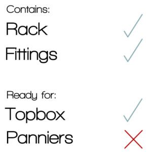 Rack fitting kit and rack - 31/G11/G12CSR 1960-62