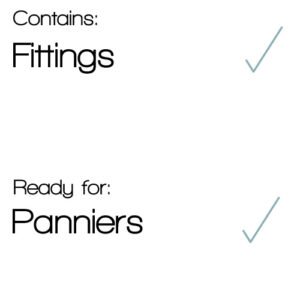 Pannier fitting kit - Yamaha XJ600 1984-91 - ORDER ONLY